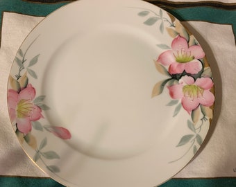 Set of Two Noritake Morimura AZALEA Pattern Dinnerplate c.1920 10” No. 19322