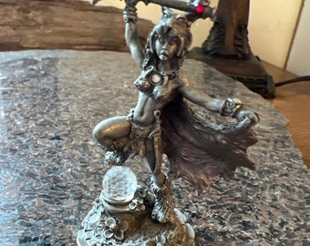 Ariel the Arctic Princess Fine Pewter Figurine 1989 2-3/4”T x 1-3/4”L x 1-1/4”D
