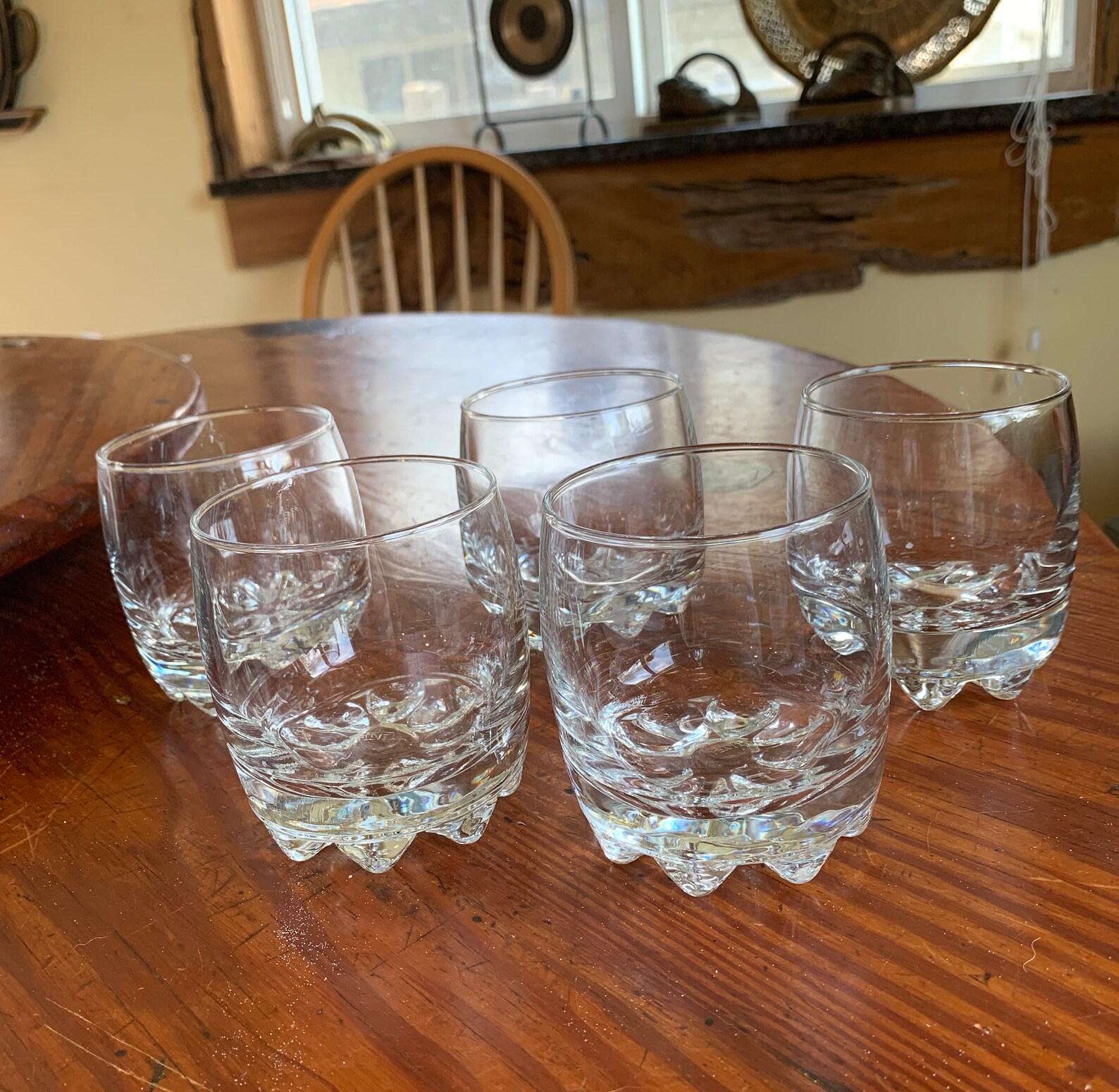 Old Fashioned Glass Tumbler 8 Oz Capacity Italy Set of Five Etsy