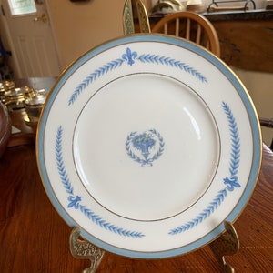 Lamberton China Vintage PURITAN Ivory One Salad or Sandwich Plate 7-5/8 USA 1940 image 2