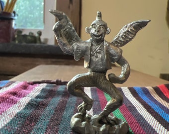 Comstock Pewter Wizard of Oz Flying Monkey  1-3/4”T 1998