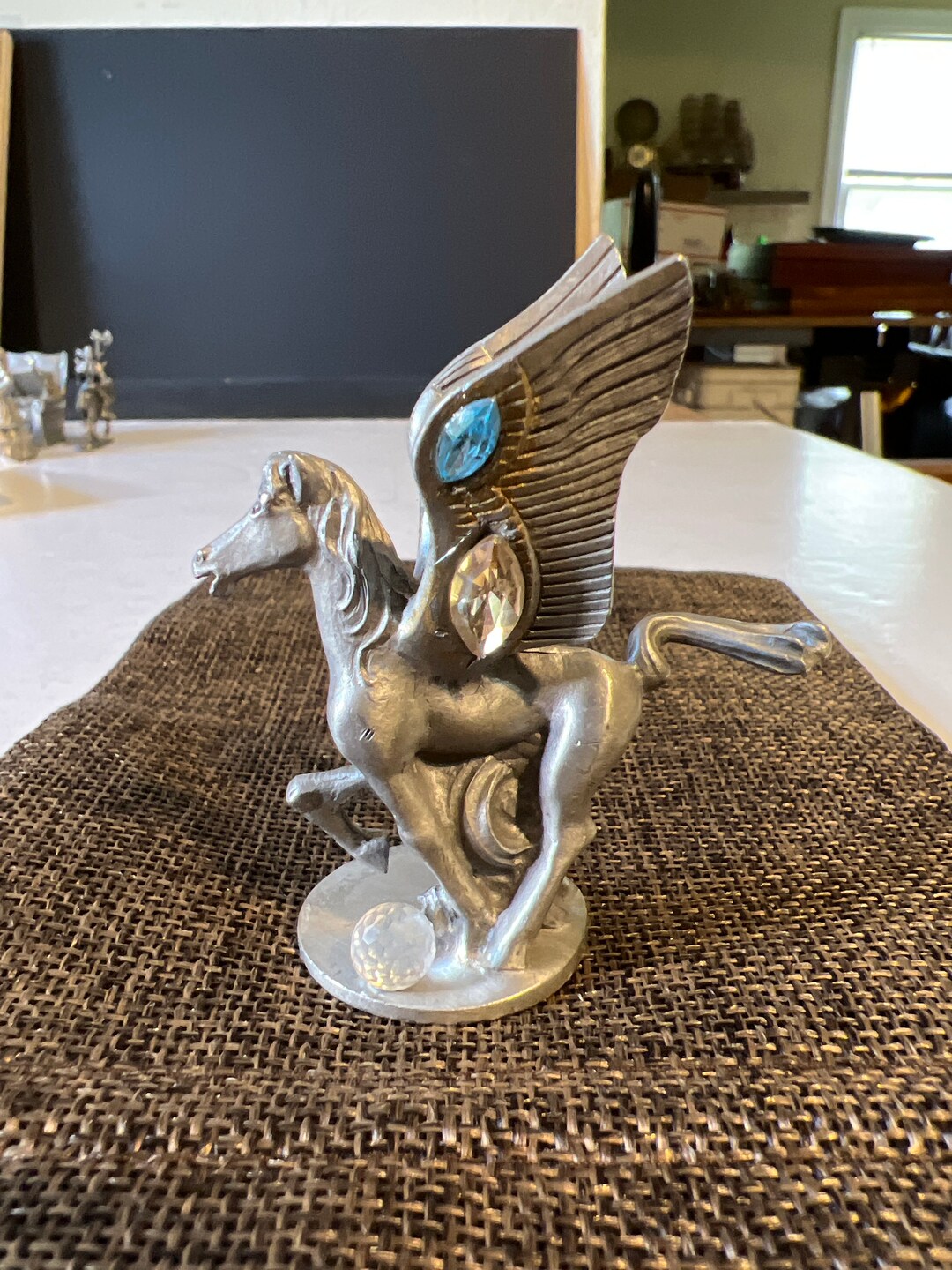 Fine Pewter Pegasus by Ray Lamb 1984 21/2T X 23/8L X Etsy