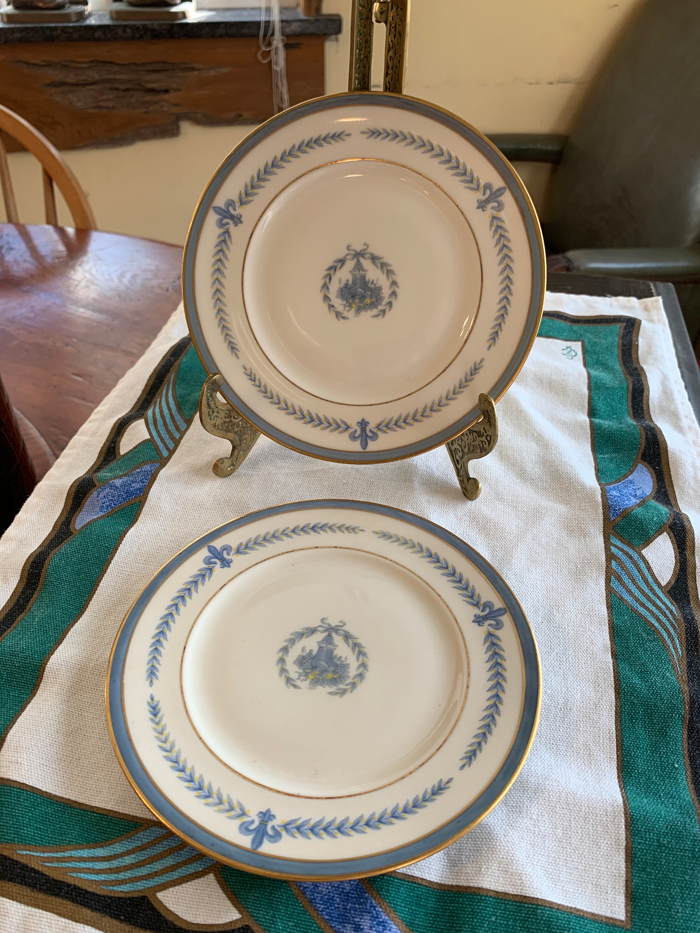 Lamberton China Vintage PURITAN Ivory Two Bread and Butter Etsy España