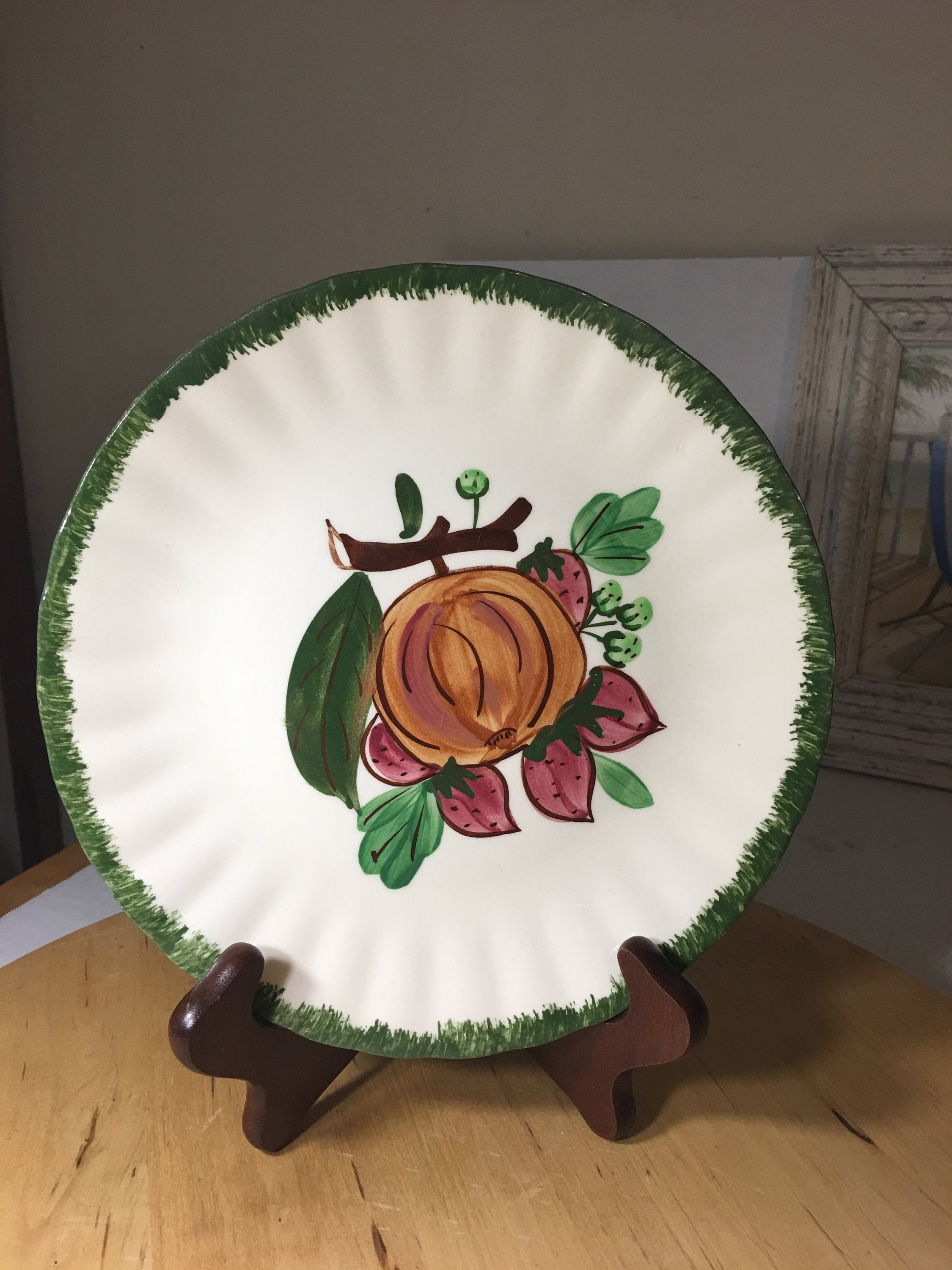 Blue ridge hand painted plates discount