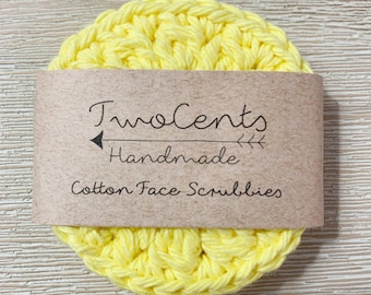 Crochet Face Scrubbies | Crochet Make Up Remover Pads | Eco Face Scrubbies | Zero Waste ~ Sunshine