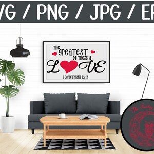 The Greatest of these is love SVG