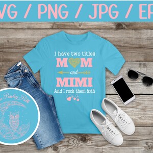 Mam dwa tytuły: mama i mimi i oba noszę w formacie SVG
