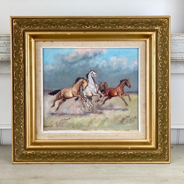 Horse Painting - Etsy UK