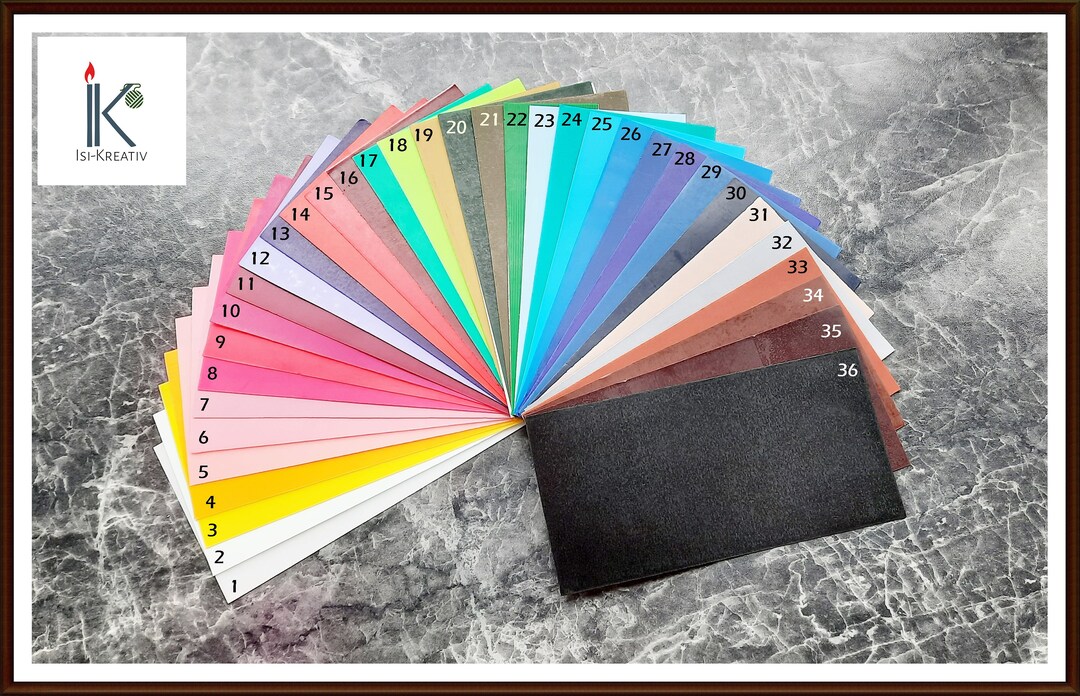 Wax Plates 1 Piece free Choice of Colors 200 X 100 Etsy