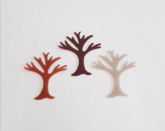 Wachs-Baum #2  (1 Stück)   2,5 cm  Kerzen verzieren/Taufe/Kommunion/Konfirmation/DIY