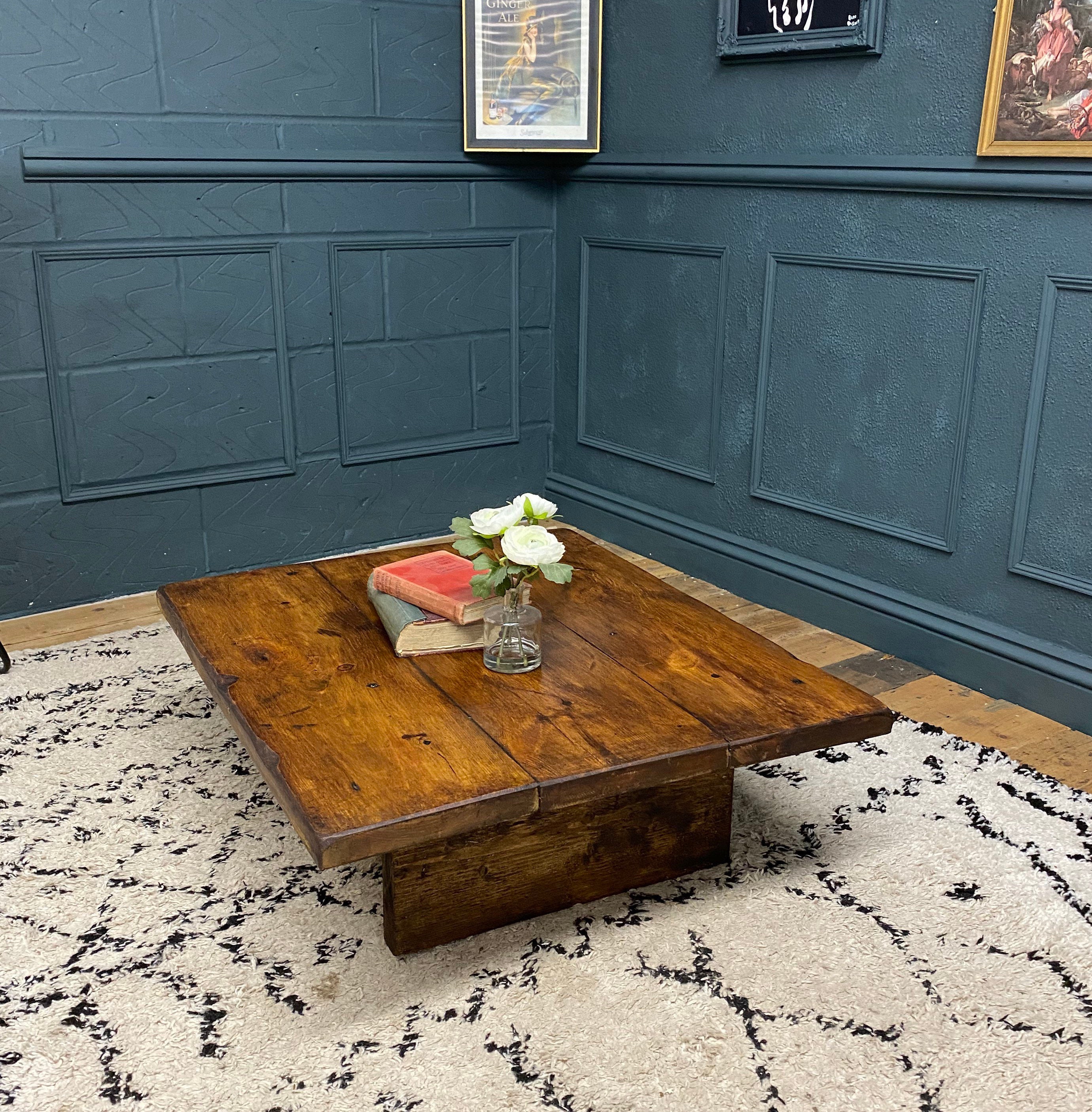 Low Coffee Table Wood Etsy UK