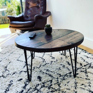 Round Coffee Table - Etsy UK