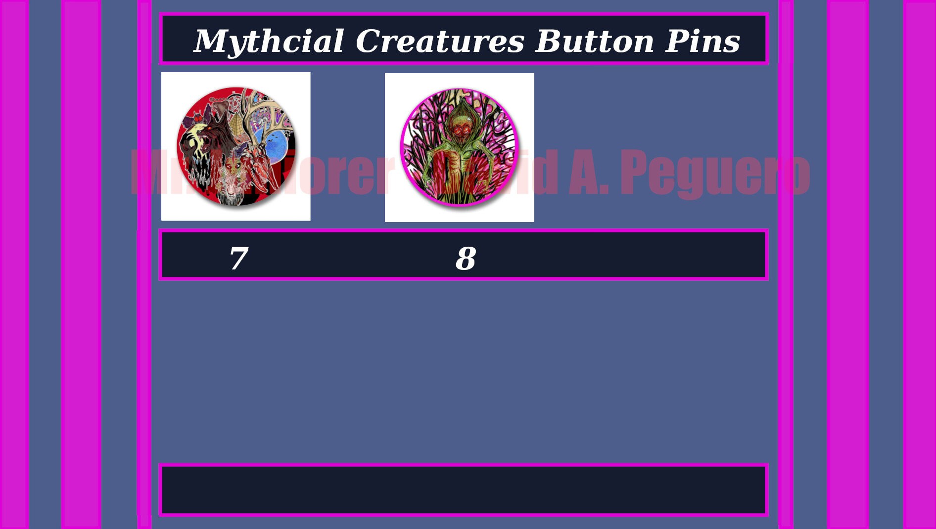 Mythical Creatures BUTTON PINS Monsters Magical Mermaids - Etsy