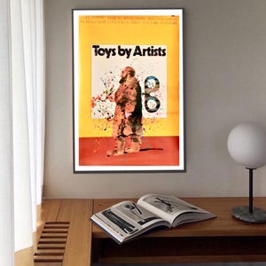 Affiche « TOYS by ARTISTS » création de Milton GLASER 1971 édition originale * Rare !