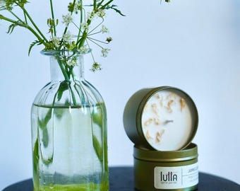 Soy Wax Travel Candle Tin: Essential Oils, Aromatherapy Candle Set