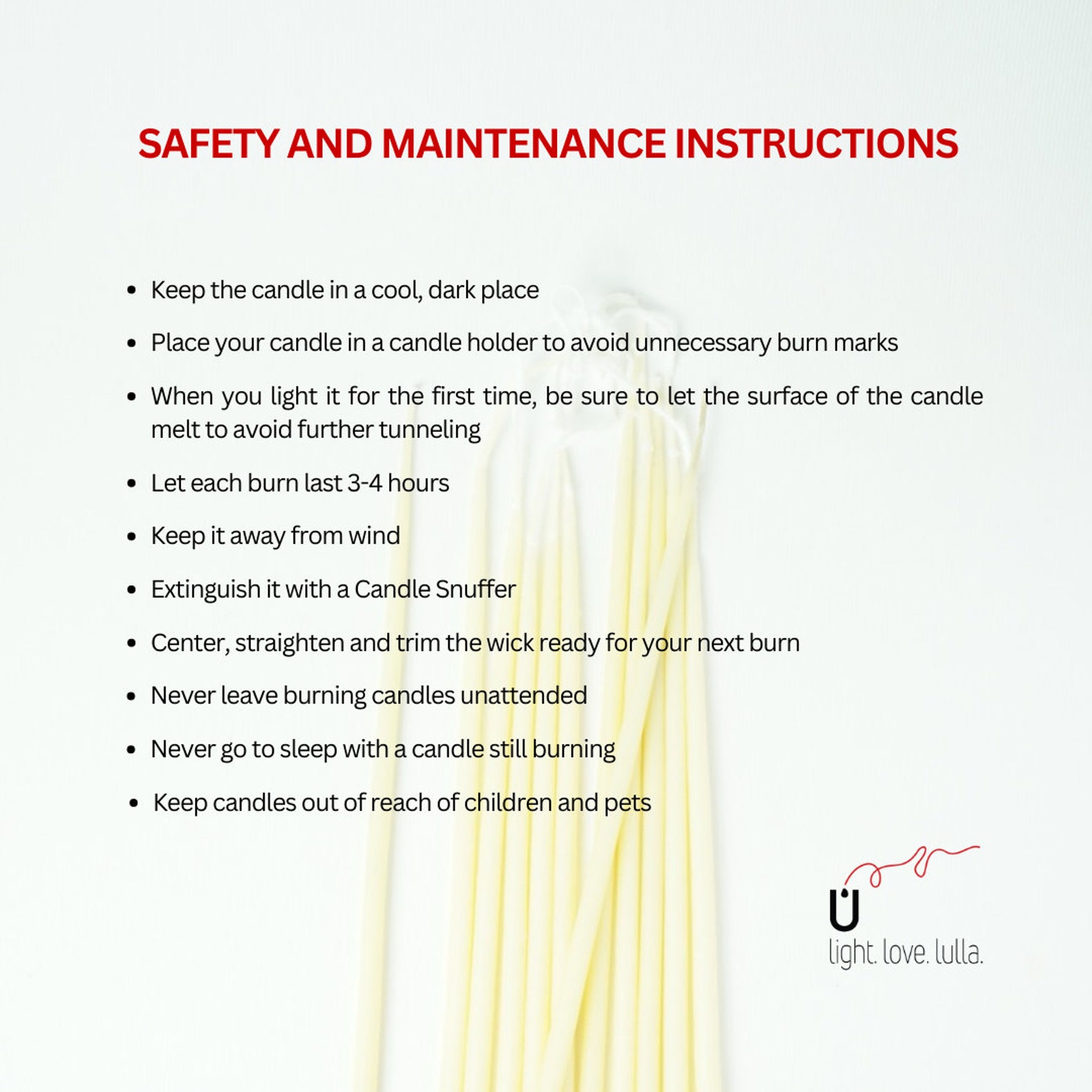 Extra Thin Taper Candles Slim Taper Candles for Dansk Candle Holders