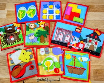 VOL 3 "My Big World" Quiet Book, Busy Book, Toddler Book