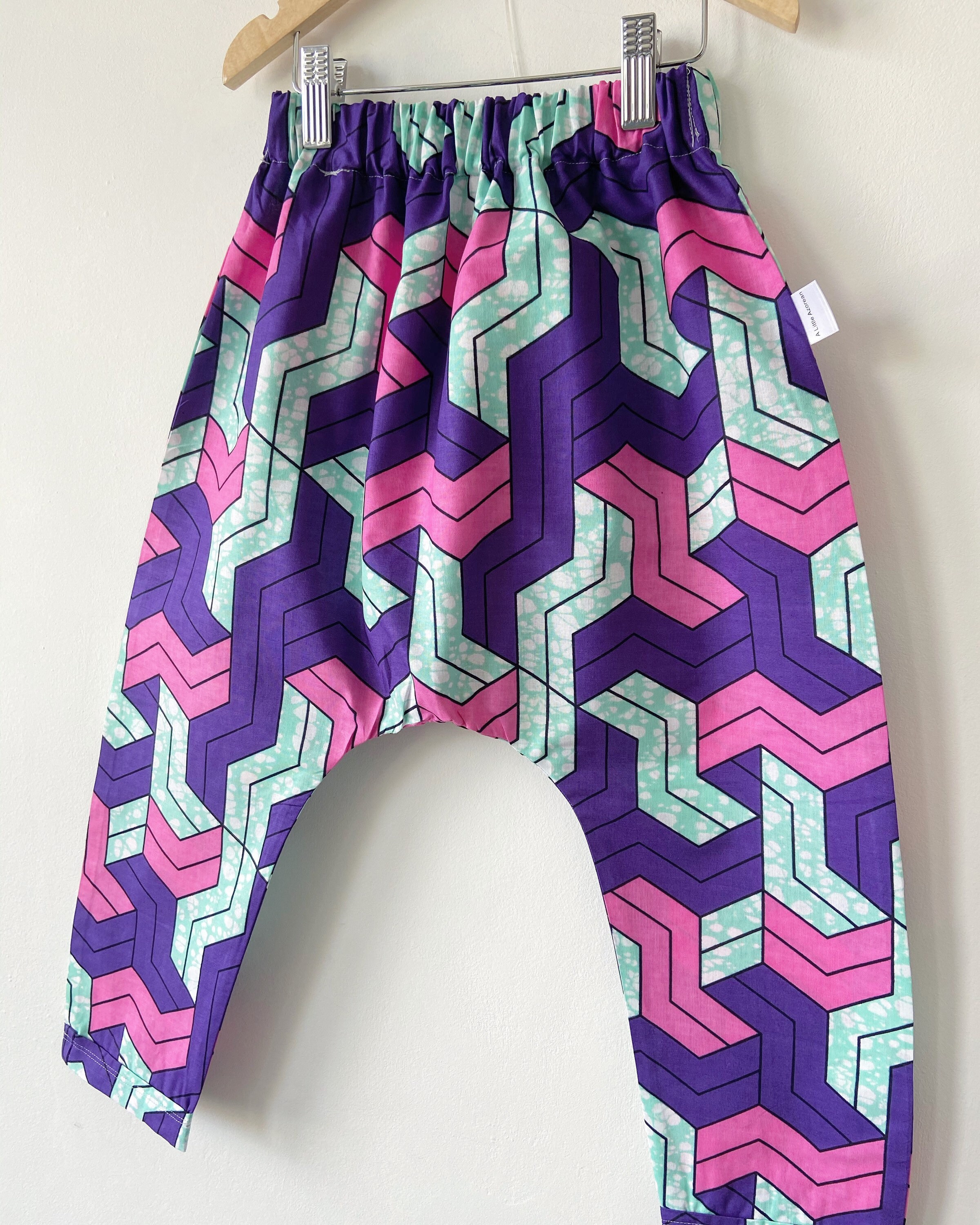 African Print Baby Trousers/baby Toddler Harems Pants/african Print Wax