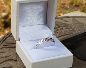 Witgouden Nitch-ring