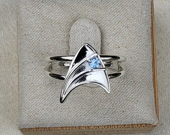 Trecky Sterling Silver Ring T - Etsy