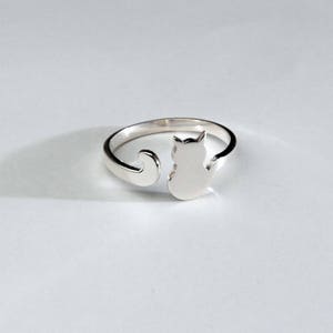 Cat Tail Sterling Silver Ring