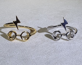 Verstelbare ring Potter Face