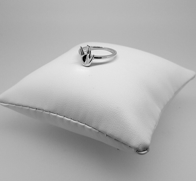 Star Trek Hand Gift Vulcan Salute Sterling Silver Ring