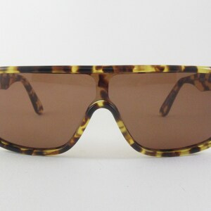 Sisley 167 original vintage sunglasses Made in Italy NOS coulor brown