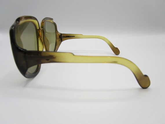 Cobra vintage sunglasses 1970 havana cateye optyl… - image 5