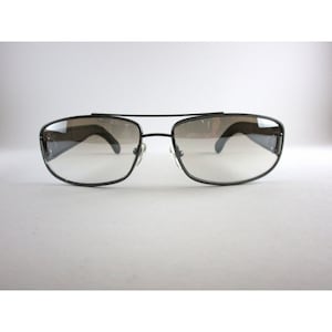 Sisley 564S occhiali da sole in pelle colore grigio  Rif 1010