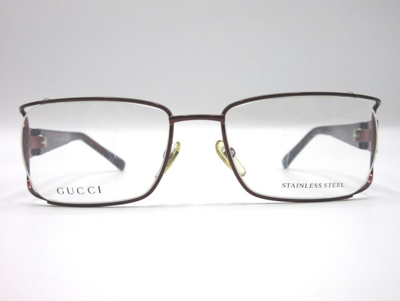 Gucci GG2759 eyeglasses bordeaux rectangular for … - image 1