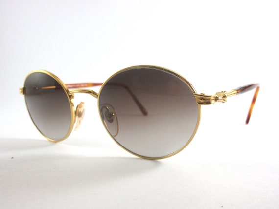 Swing By Lastes M557 vintage sunglasses oval colo… - image 2