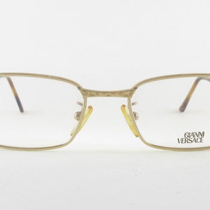 Gianni Versace G91 vintage eyeglasses NOS color gold rare Made in Italy