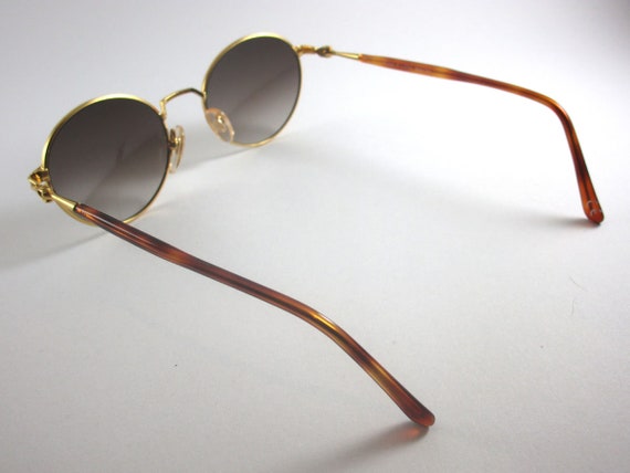 Swing By Lastes M557 vintage sunglasses oval colo… - image 4