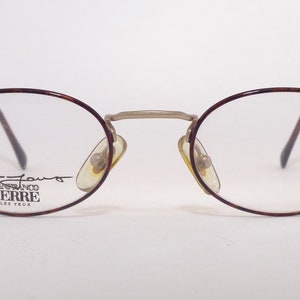Gianfranco Ferrè GFF 70 vintage eyeglasses NOS Made in Italy oval fglasses