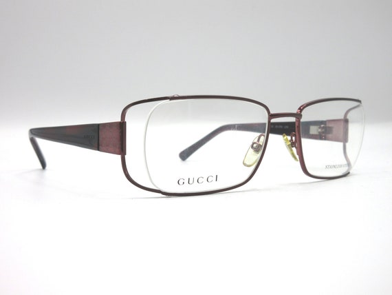 Gucci GG2759 eyeglasses bordeaux rectangular for … - image 3
