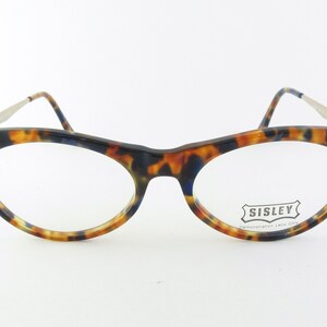 Sisley vintage eyeglasses mod 209 woman 90&#39;s NOS original vintage Made in Italy  Rif. 12331
