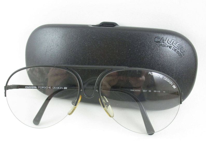 Original Vintage Eyeglasses Carrera Porsche Design Mod.5627 Col Black