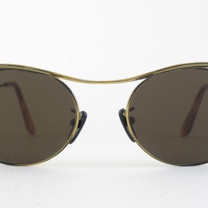 Sisley S 053 vintage sunglasses Made in Italy NOS original vintage coulor gold