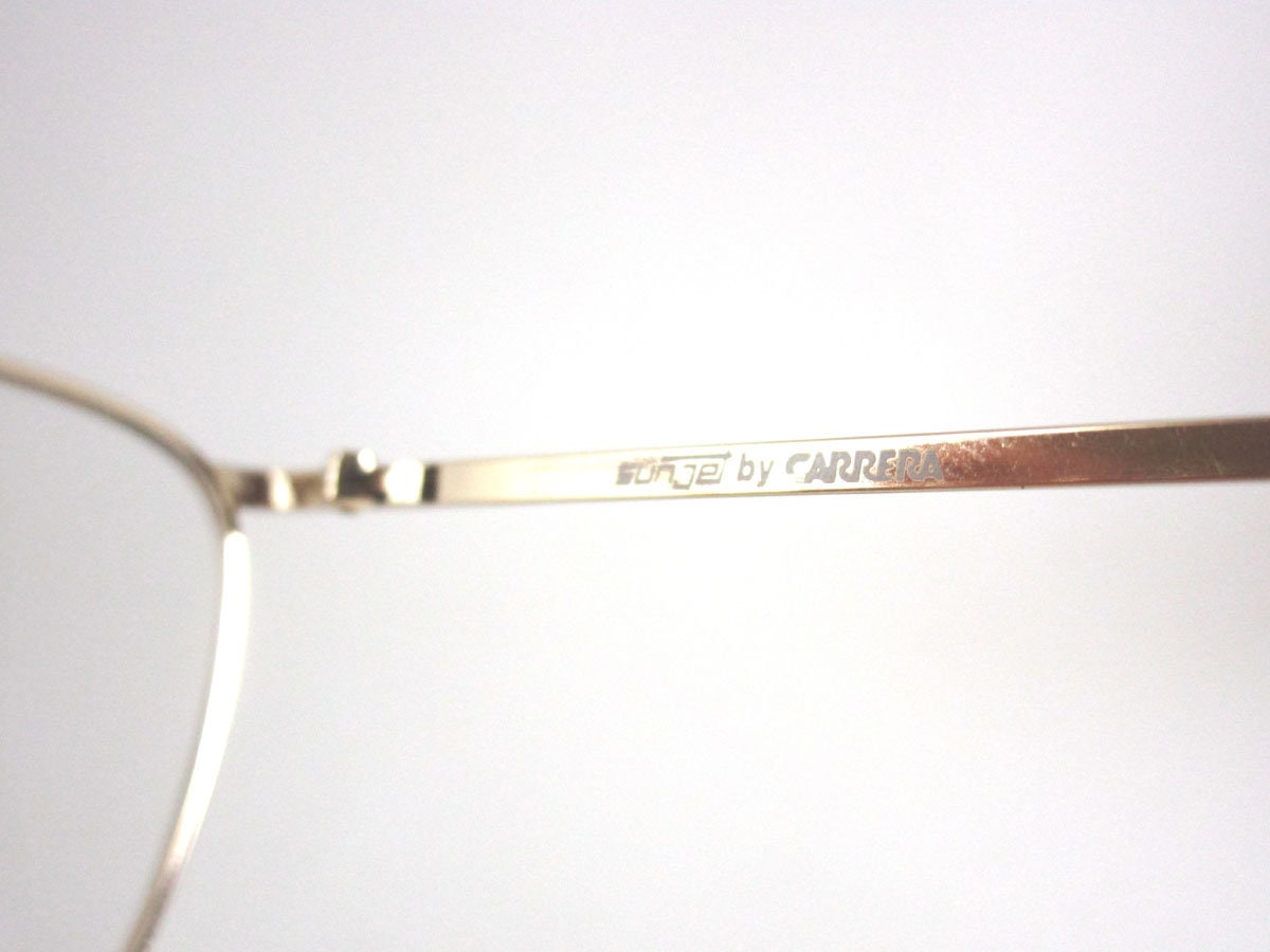 Originele vintage Brillen Sunjet By Carrera Mod.5201 Col.Gold Accessoires Zonnebrillen & Eyewear Leesbrillen 