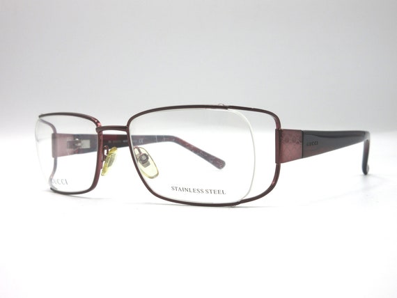 Gucci GG2759 eyeglasses bordeaux rectangular for … - image 2