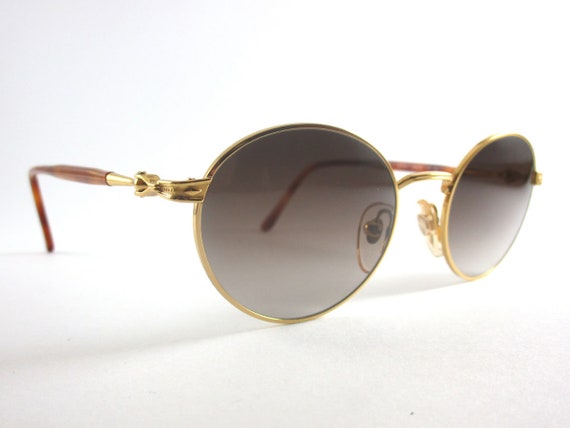 Swing By Lastes M557 vintage sunglasses oval colo… - image 3