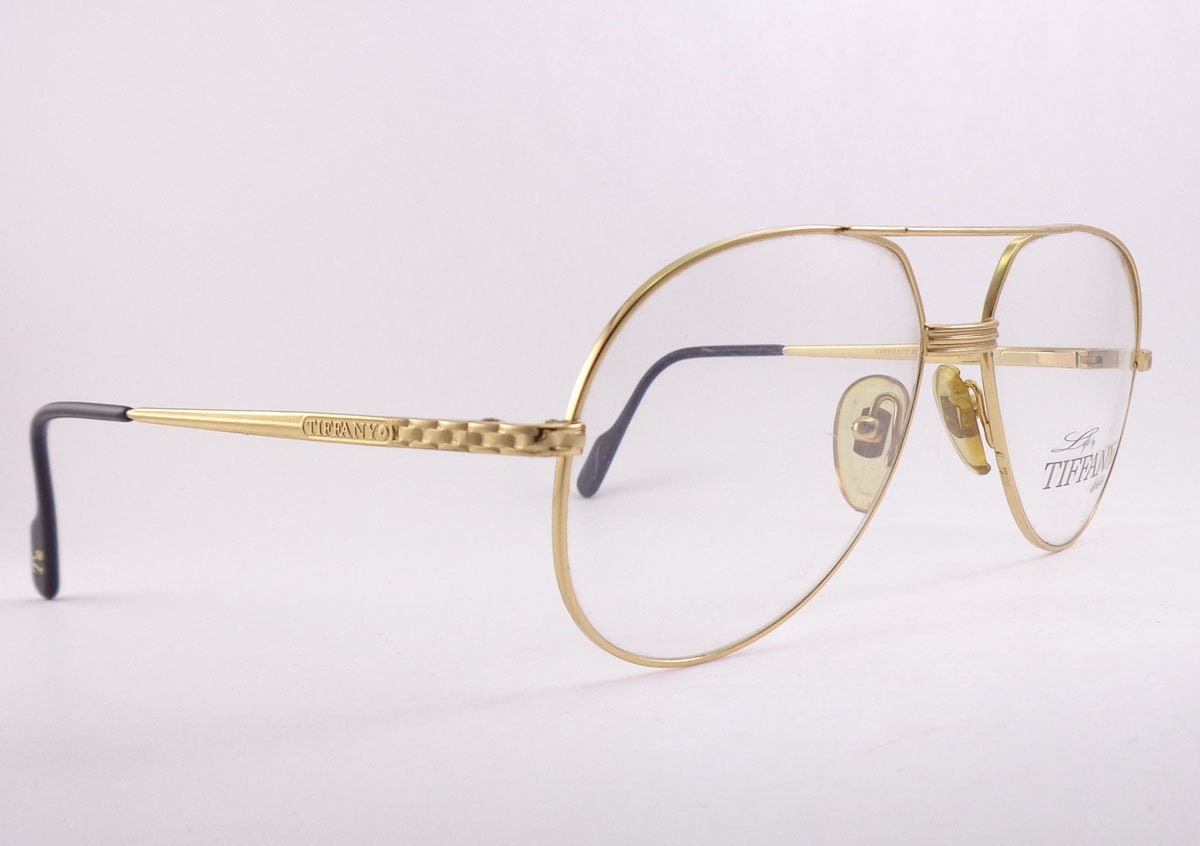 Tiffany T 369 Vintage Eyeglasses Aviator 23 Gold Plated - Etsy Canada