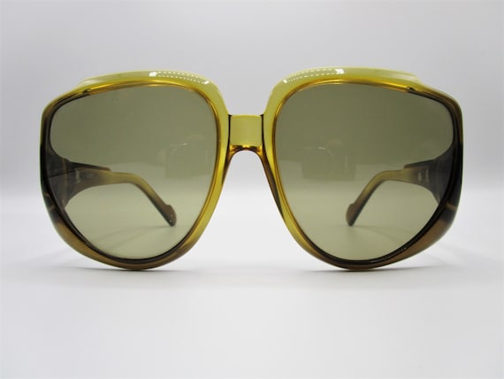 Cobra vintage sunglasses 1970 havana cateye optyl… - image 1