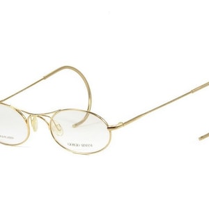 Giorgio Armani 634/N  20th Anniversary Edition ultra rare eyeglasses gold plated