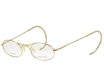 Giorgio Armani 634/N  20th Anniversary Edition ultra rare eyeglasses gold plated