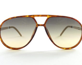 Lunettes De Soleil Vintage Carrera 5525 - Modèle Autrichien Années 70, Monture Orange - État Très Correct