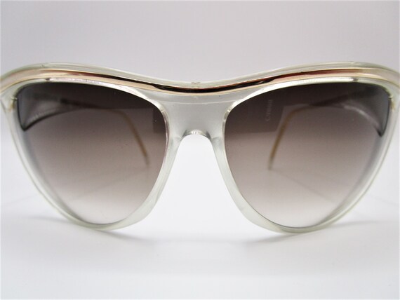 Gianni Versace vintage sunglasses 1980 pink gold … - image 1