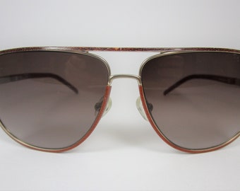 Christian Dior 0170s vintage sunglasses wood effect metal unisex