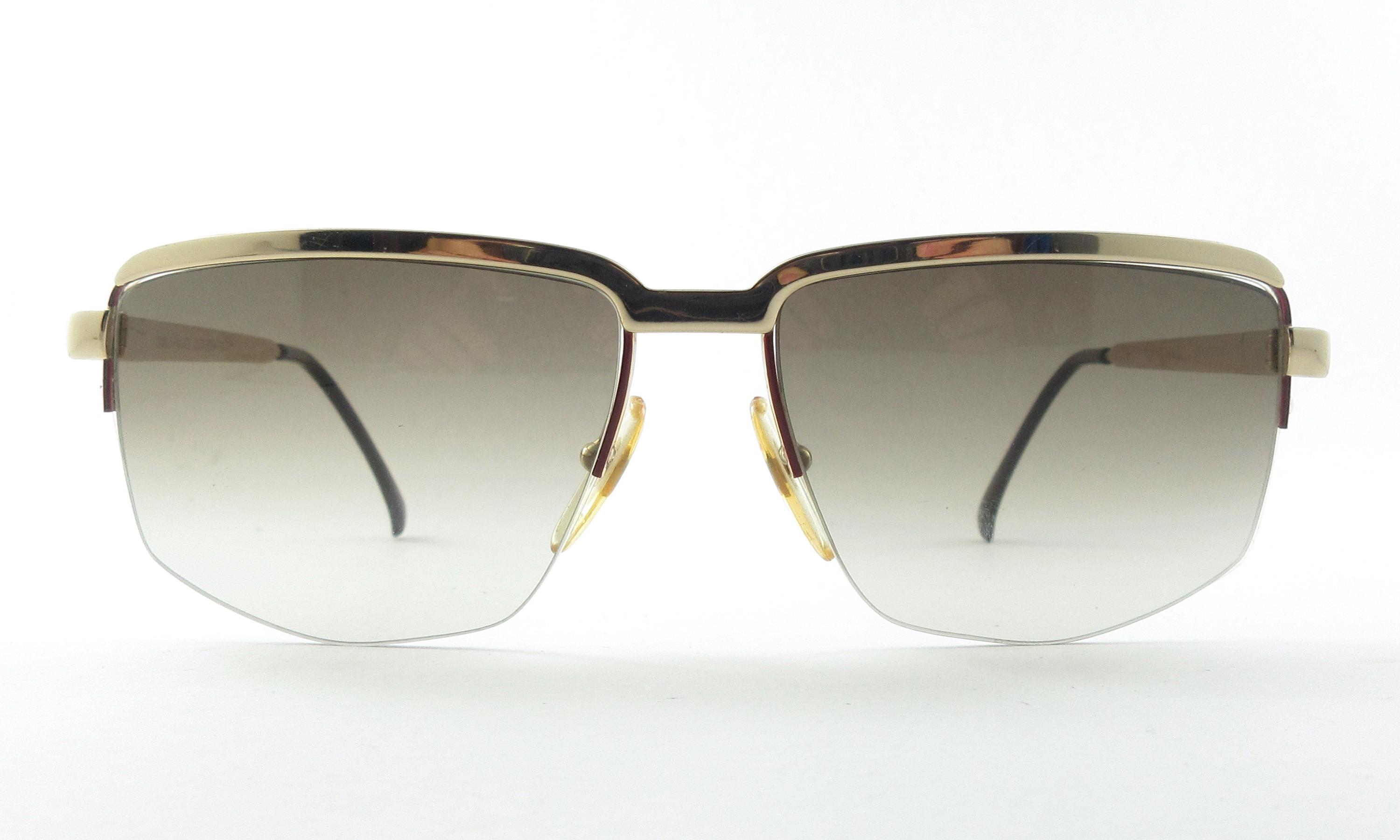 Occhiali Da Sole Vintage Sole Carlo Palazzi Borgognona 10 NOS